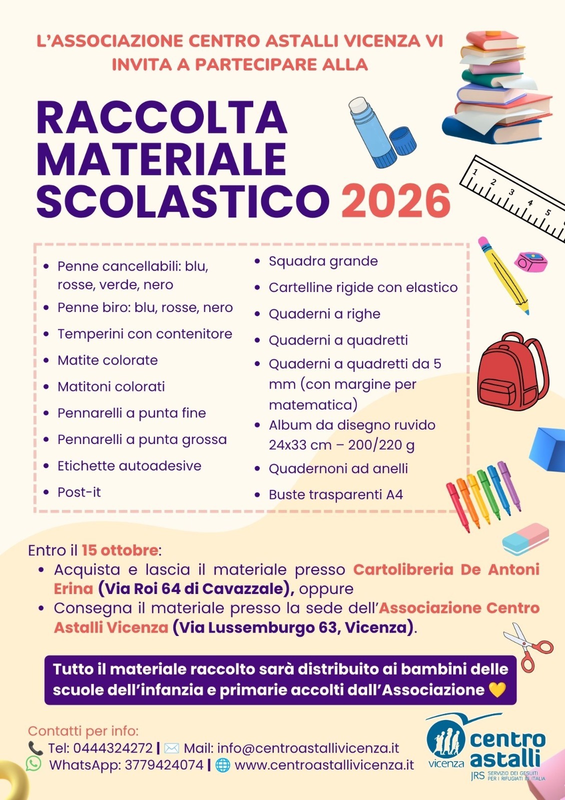 locandina Raccolta Materiale
